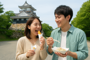 浜松城周辺で食べ歩き！カフェ・キッチンカー・名物グルメも徹底調査